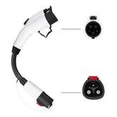 Model S/X/3/Y to J1772 Adapter Charger 60Amp / 250V AC Max, For Level 1 - Level 2 Charging, IP44 Weatherproof for Tesla - Evooor