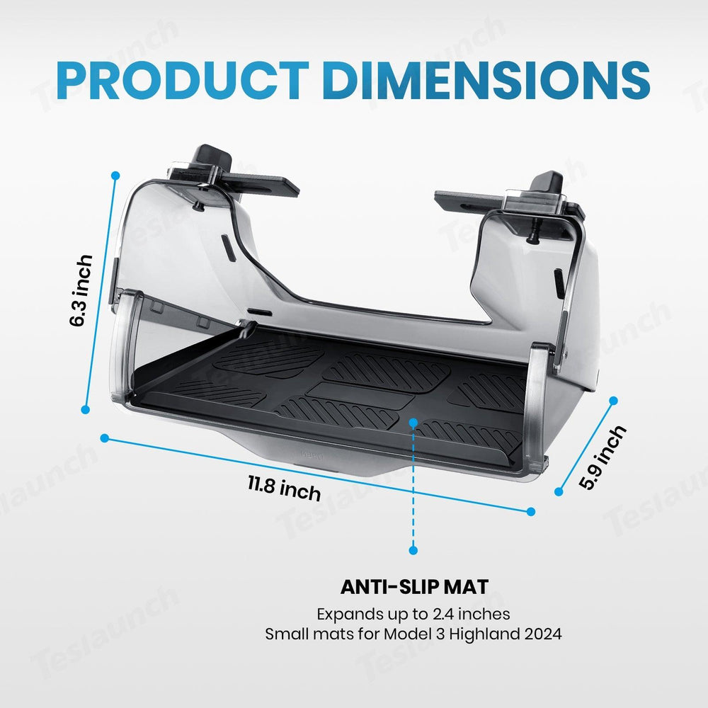 Tesla Model 3/Y Central Screen Storage Compartment with Concealed Design - Evooor
