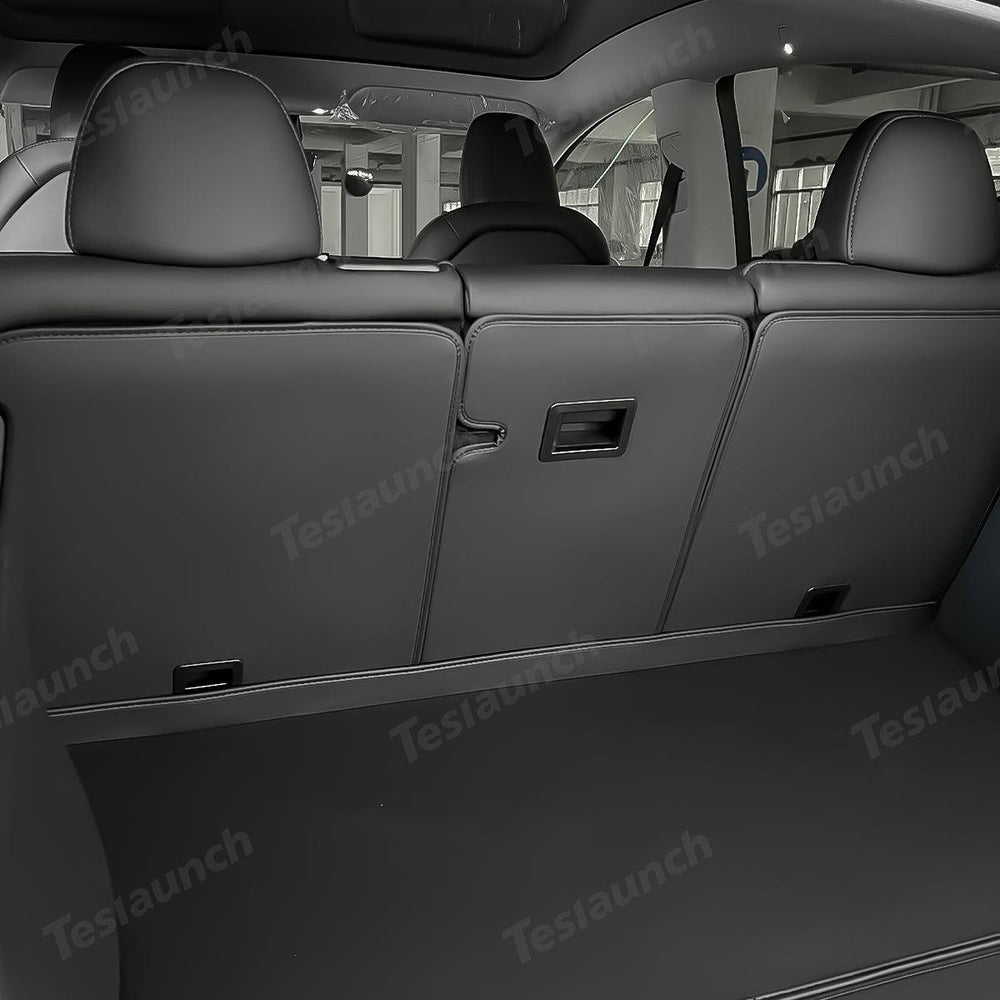 Nappa Leather Rear Seat Back Protector for Tesla Model Y Juniper 2025+ - Evooor