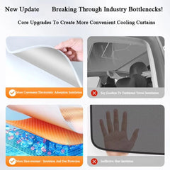 Chamois Leather/Woven Fabric Sunroof Sunshade For VW ID.4 2025 - Evooor