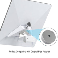 Adjustable Wall Mount Bracket Kit with Screw Adapter for Starlink Mini Satellite Dish - Evooor