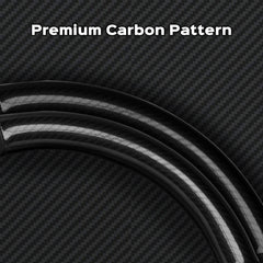 D-Shaped Carbon Pattern Leather Steering Wheel Cover for Tesla Model Y Juniper 2025+ - Evooor