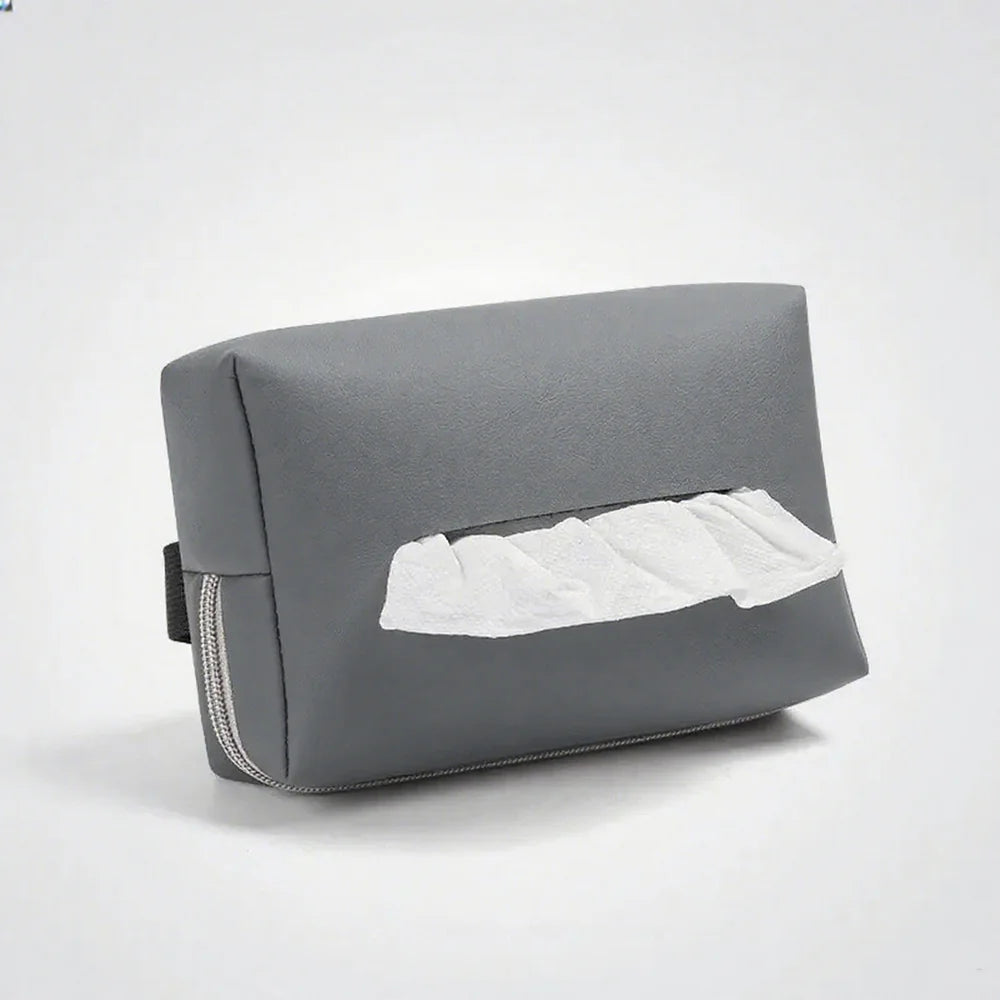 Leather Car Tissue Box For VW ID.3 - Evooor
