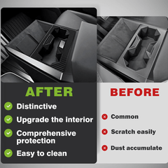 Center Console Cup Holder Frame Trim Cover for Cybertruck - Evooor