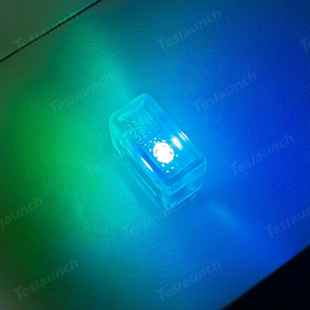Custom RGB LED Lighting Kit with USB-A/C Ports for Tesla Models S/X/3/Y - Enhance Your Backseat (2012-2024) - Evooor