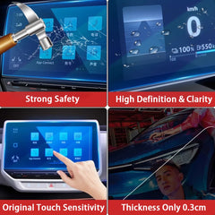 HD Tempered Glass Navigation & Dashboard Screen Protector For VW ID.3 2021-2025 - Evooor