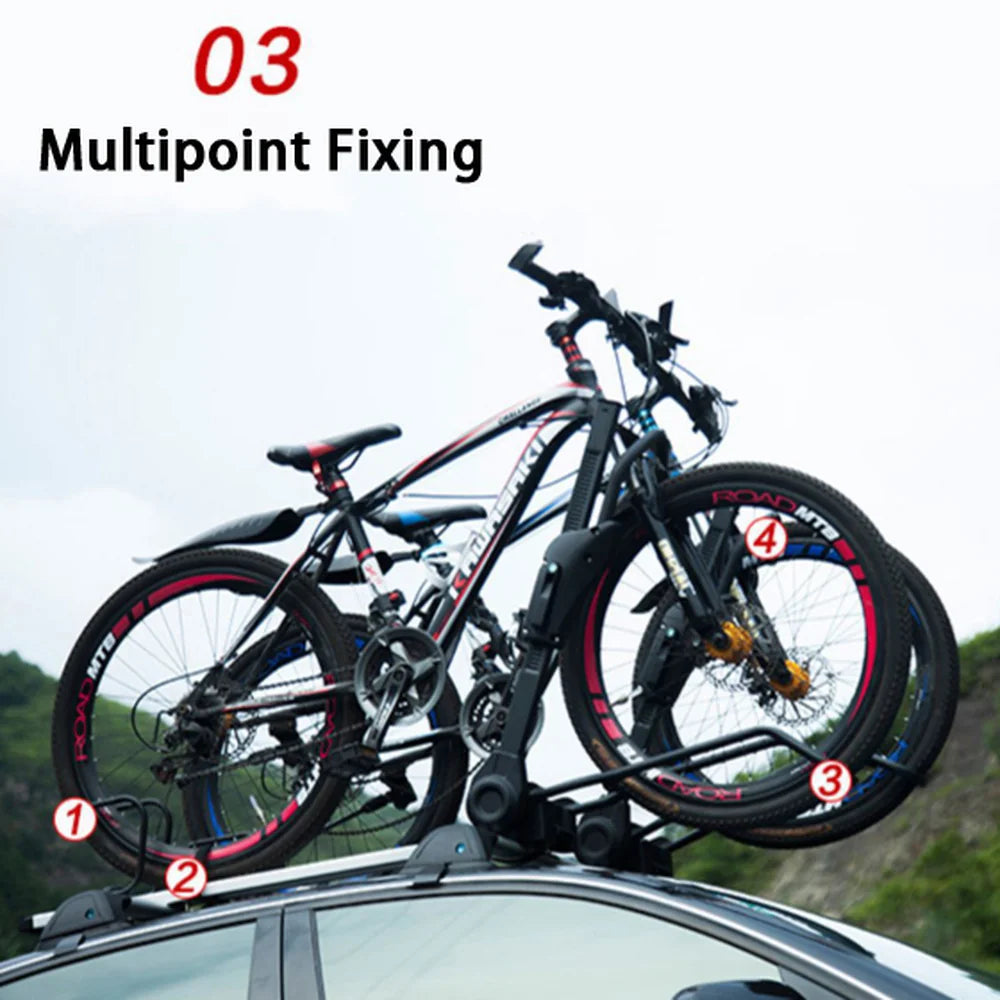 Aluminum Roof Bike Rack For VW ID.4 2021–2025 - Evooor