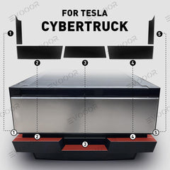 Rear Bumper Protectors for Cybertruck - Evooor