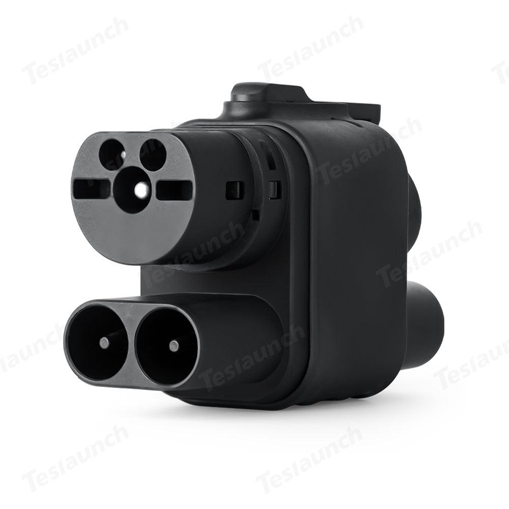 CCS2 Vehicle Charger to CCS1 EV Adapter for Fast Charging - Evooor
