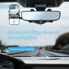 Universal Adjustable Rearview Mirror Phone Mount - Evooor