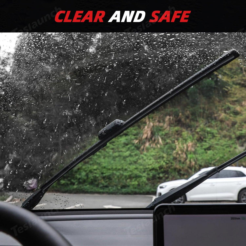 Set of 2 High-Quality Windshield Wiper Blades (26" & 19") for Tesla Model 3 - Easy Replacement Solution - Evooor