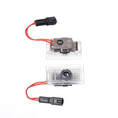 LED Plaid Projector Lights for Tesla Model 3 Y S X - Set of 2 Ultra-Bright Welcome Door Lamps - Evooor