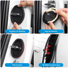 Silicone Door Latch Protective Cover 4Pcs For VW ID.4 2021-2025 - Evooor