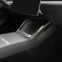 Tesla Model Y Juniper 2025+ Genuine Carbon Fiber Wireless Charging Pad Cover - Evooor