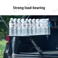 Collapsible Trunk Table: Easy Setup & Compact Design for Universal Vehicle Fitment - Evooor