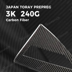 Premium Carbon Fiber Charging Port Cover for Tesla Model Y - Compatible with Juniper 2025 and Beyond - Evooor