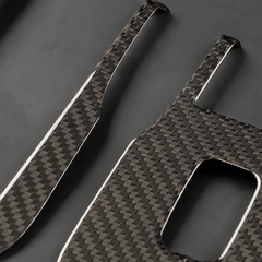 Highland 2024+ Tesla Model 3 Carbon Fiber Window Switch Cover Trim Set (10 Pieces) - Evooor