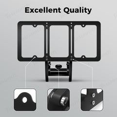 No-Drill Adjustable Front License Plate Mount for Tesla Model X (2021+) - Evooor