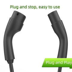Electric Vehicle Charger Cable Type 2 Female to Type 2 Male Plug Adapter for Charging Station - IEC62196-Compatible EV Charging Cable - Evooor