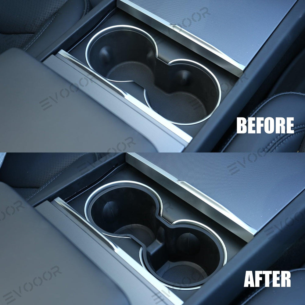 2024 Model 3 Highland Cup Holder Stabilizer Insert for Tesla - Evooor