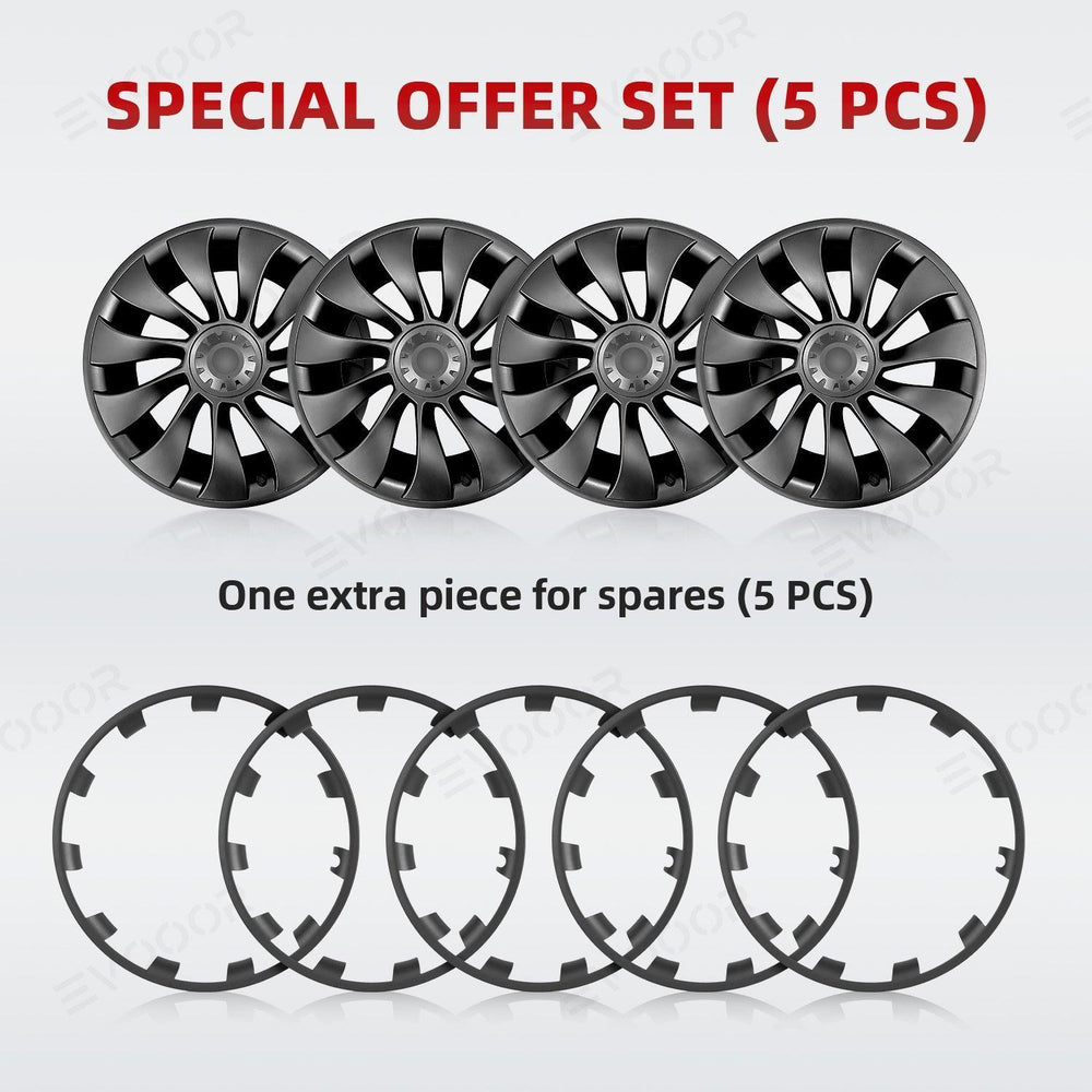 All-In-One Rim Protector For Tesla Model 3 Performance 20-Inch Uberturbine Wheel - Evooor