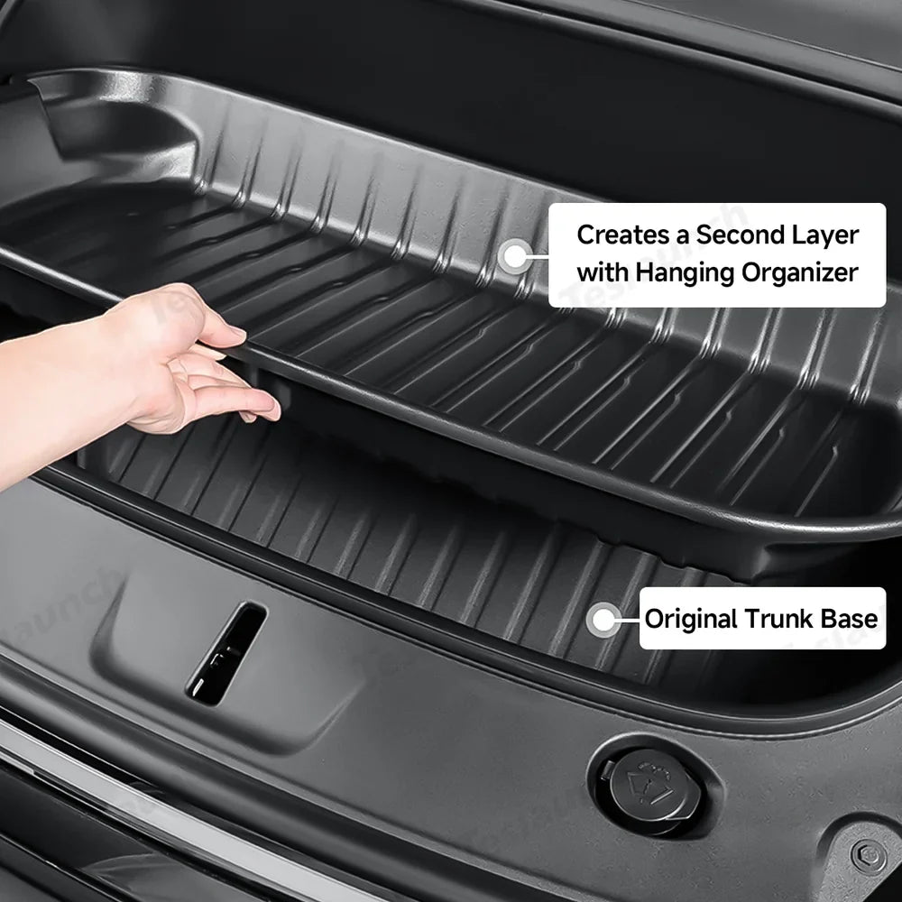 Spacious Trunk Organizers for Tesla Model Y - Ideal Storage Solution! - Evooor