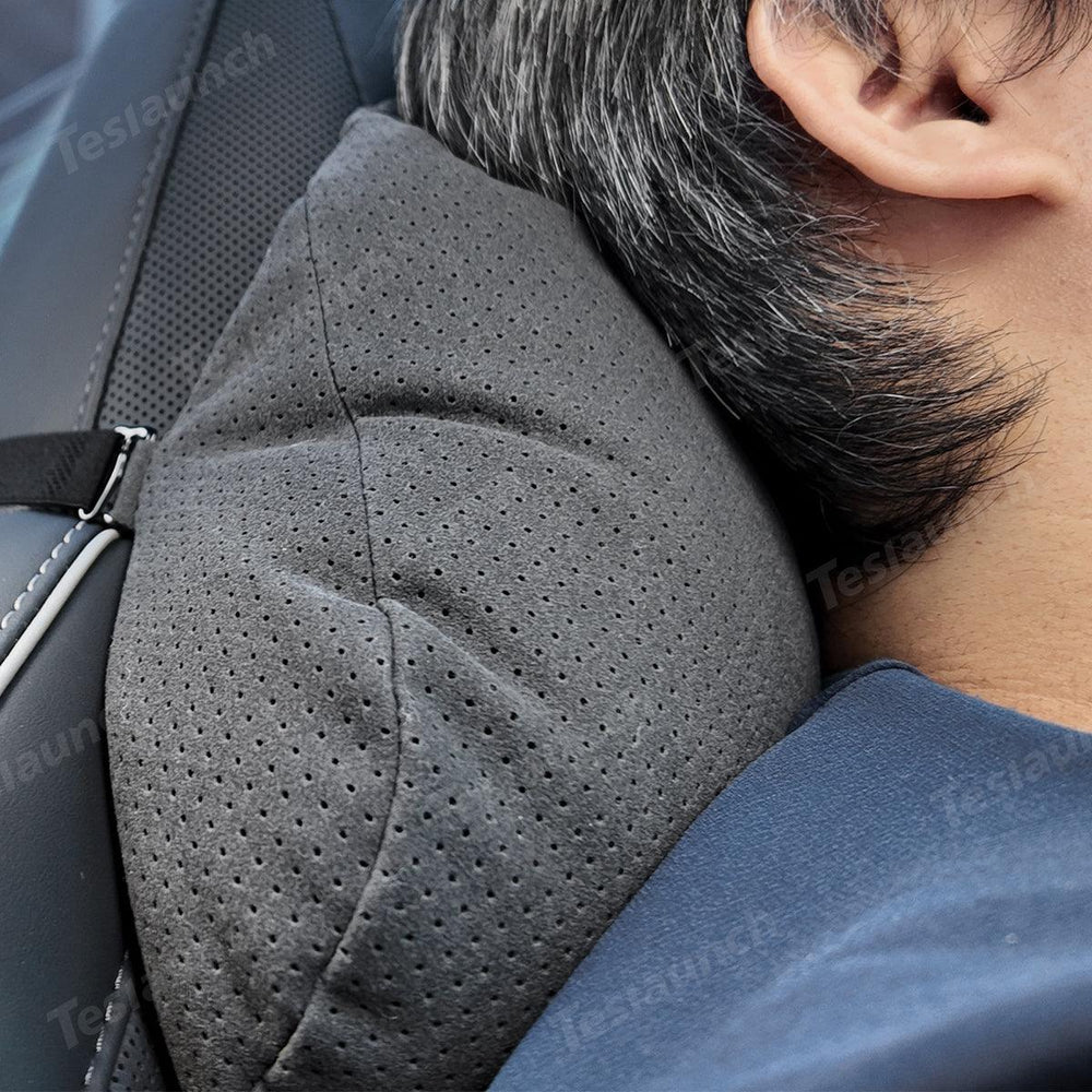 Alcantara Neck Support Pillow for Tesla Cybertruck - Evooor