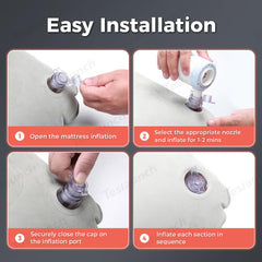 Tesla Cybertruck Inflatable Car Camping Mattress with Rear Seat Support - Evooor