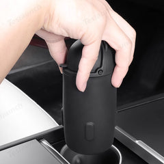 Tesla Model Y 2025+ Central Control Silicone Rubbish Bin Organizer - Juniper Color - Evooor