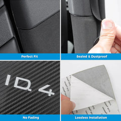 Leather B-Pillar Anti-Collision Sticker For VW ID.4 2021-2025(2PCS) - Evooor