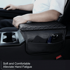 Leather Center Armrest Cover for Cybertruck - Evooor