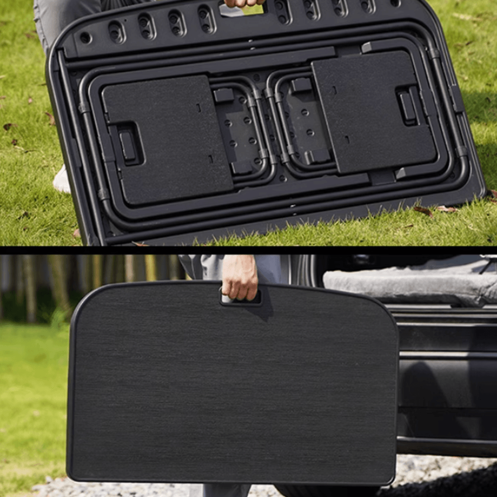 Portable Folding Camping Table with Trunk Storage for Tesla Model 3/Y - Convenient Outdoor Picnic Table - Evooor
