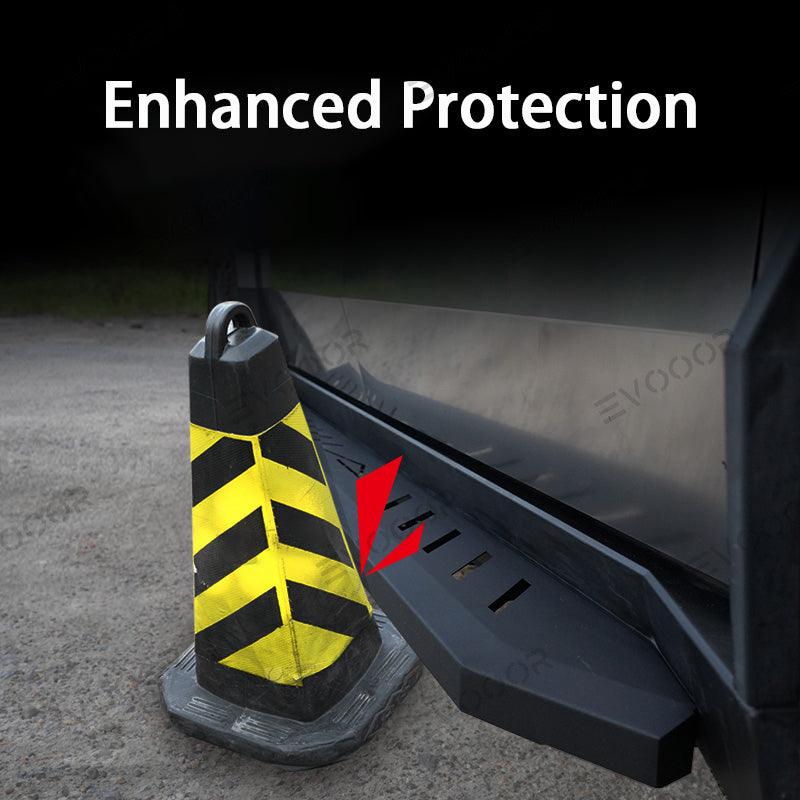 Running Boards Side Steps - Exterior Brackets Nerf Bars for Cybertruck - Evooor