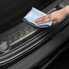 Anti-Scratch TPE Trunk Sill Protector Mat for Tesla Model Y Juniper 2025+ - Evooor