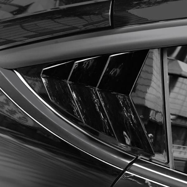 Tesla Model Y Rear Corner Window Guards - Set of 2 | Protect Your Vehicle's Windows (2020-2024) - Evooor