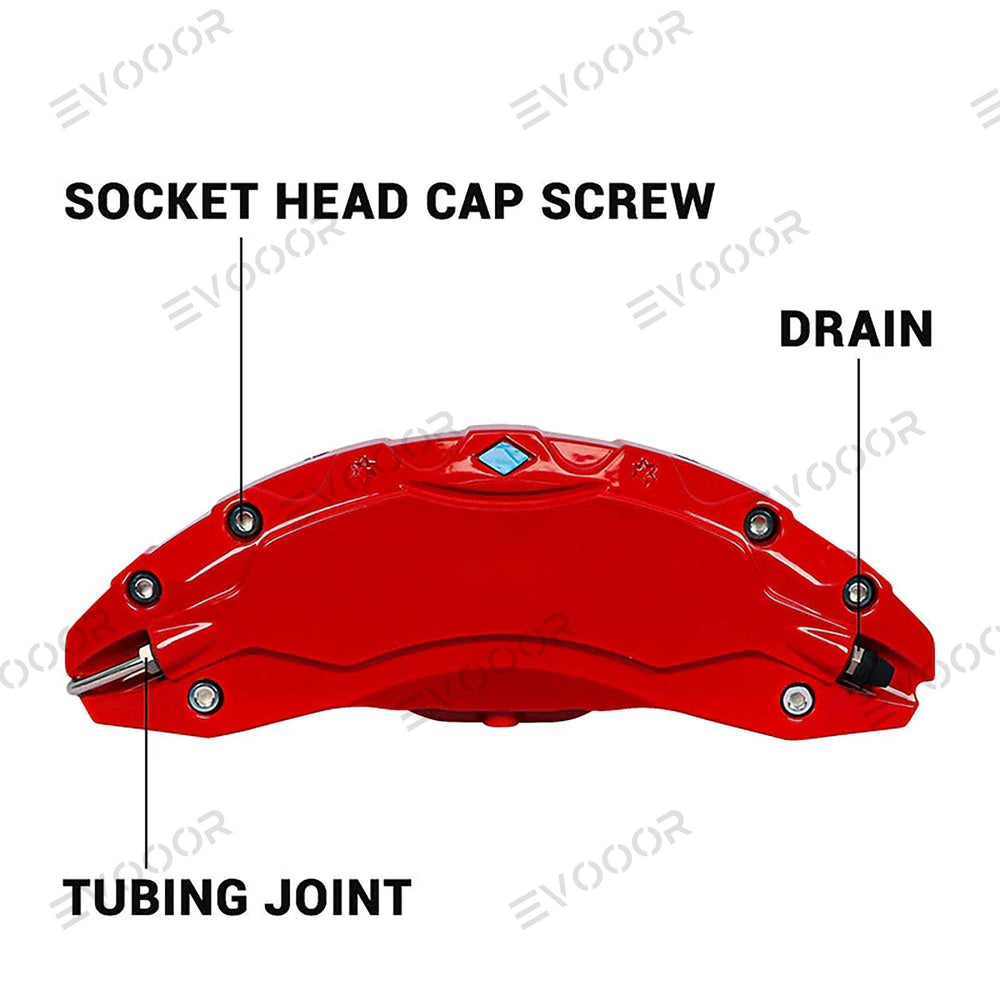 Model 3/Y Brake Caliper Covers (4Pcs) For Tesla(2017-2023) - Evooor