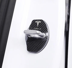 Tesla Door Latch Lock Cover Stainless Steel Protector For Model 3/Y/X/S (4pc) (2015-2023) - Evooor
