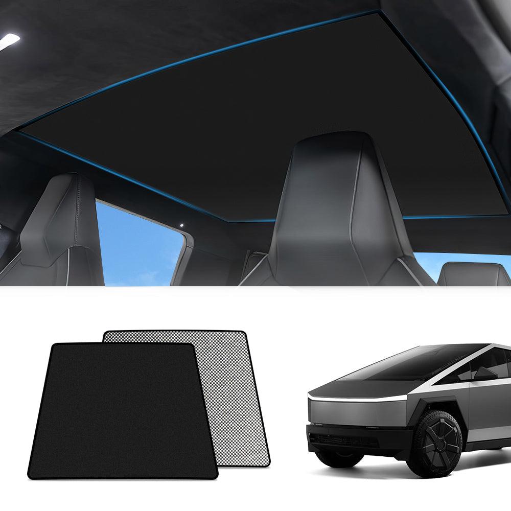 Electrostatic Adsorption Sunroof Ice Crystal Glass Roof Sunshade for Cybertruck - Evooor