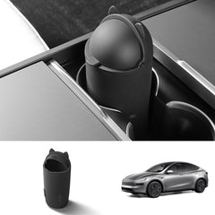 Tesla Model Y 2025+ Central Control Silicone Rubbish Bin Organizer - Juniper Color - Evooor