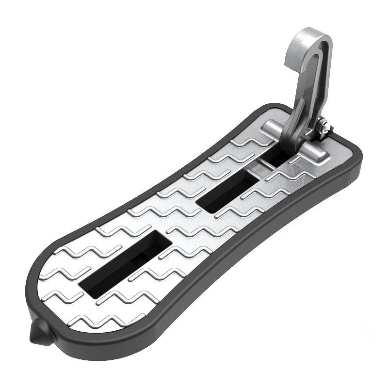 Tesla Model 3/Y/X/S Extended Car Door Step Foldable Car Roof Rack Step Universal Latch Hook Auxiliary Foot Pedal Aluminium Alloy Universal Fit - Evooor