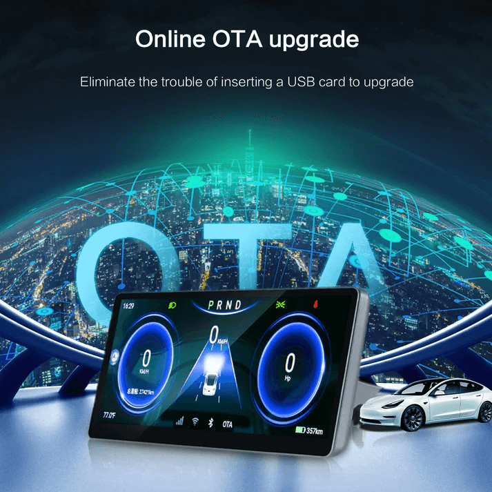 Model 3/Y Android 4G 10.25'' Instrument Cluster Heads Up Display for Tesla - Evooor