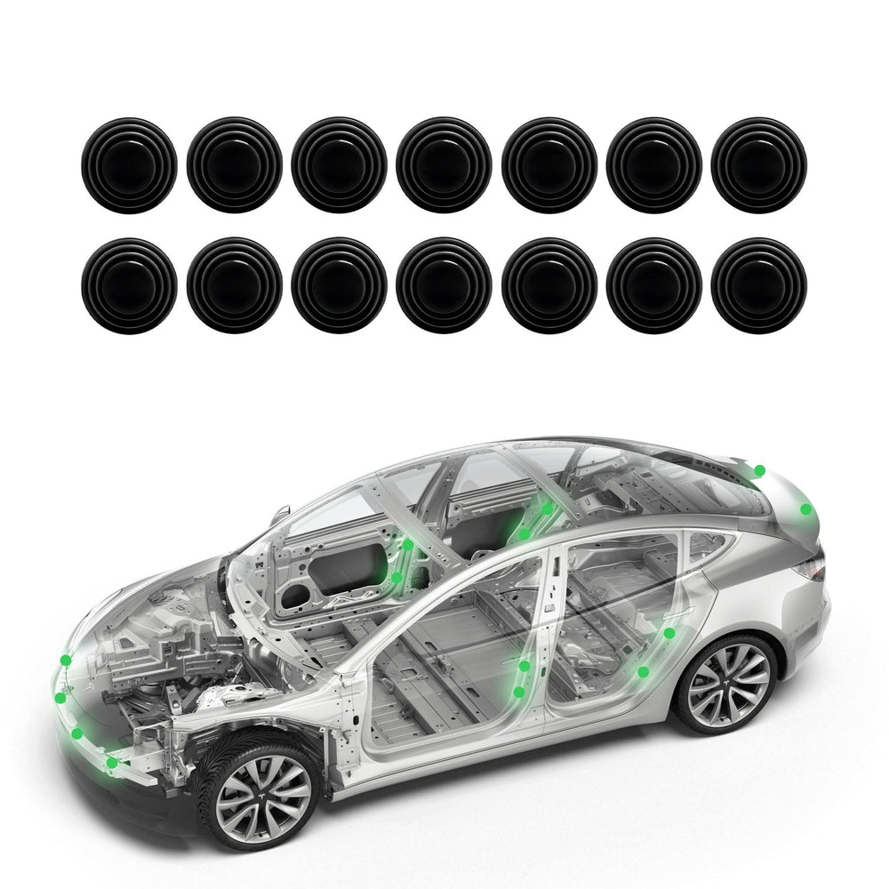 Tesla Car Door Shock Absorber and Noise Reduction Rubber Pad for Model 3/Y/S/X - Evooor