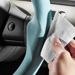 Model 3/Y Alcantara Steering Wheel Caps Cover for Tesla - Evooor