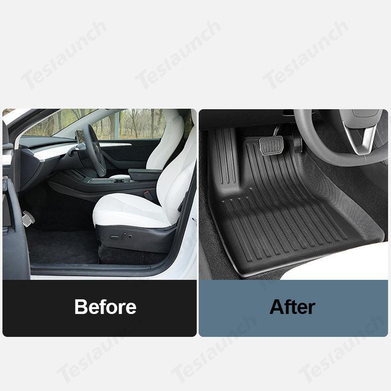 2024 Model 3 Highland All Weather TPE Floor Mat for Tesla - Evooor