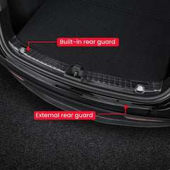 Premium Stainless Steel Trunk Sill Guard Plate Compatible with Tesla Model Y (2020-2024) - Evooor