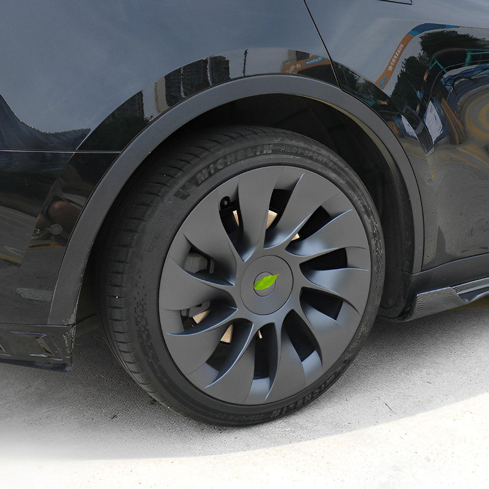 Performance Hub Caps Set for Tesla Model Y - Sleek Induction Style Wheel Hub Covers (4 Pieces) - Evooor