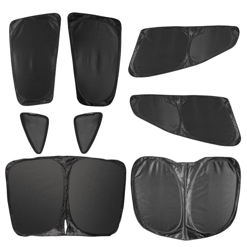 Tesla Model S(2012-2023) Privacy Thermal Insulated Curtains Window Sunshades - Tesla Camping Car Accesories for Sun Protection - Evooor