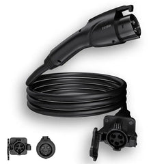 SAE J1772 Type 1 EV Charger Extension Cord - Universal Compatibility for Electric Vehicle Charging - Evooor