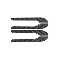 Glossy Carbon Fiber Door Handle Protection Kit for Tesla Model 3/Y (Set of 4) - Ultimate Style and Protection - Evooor