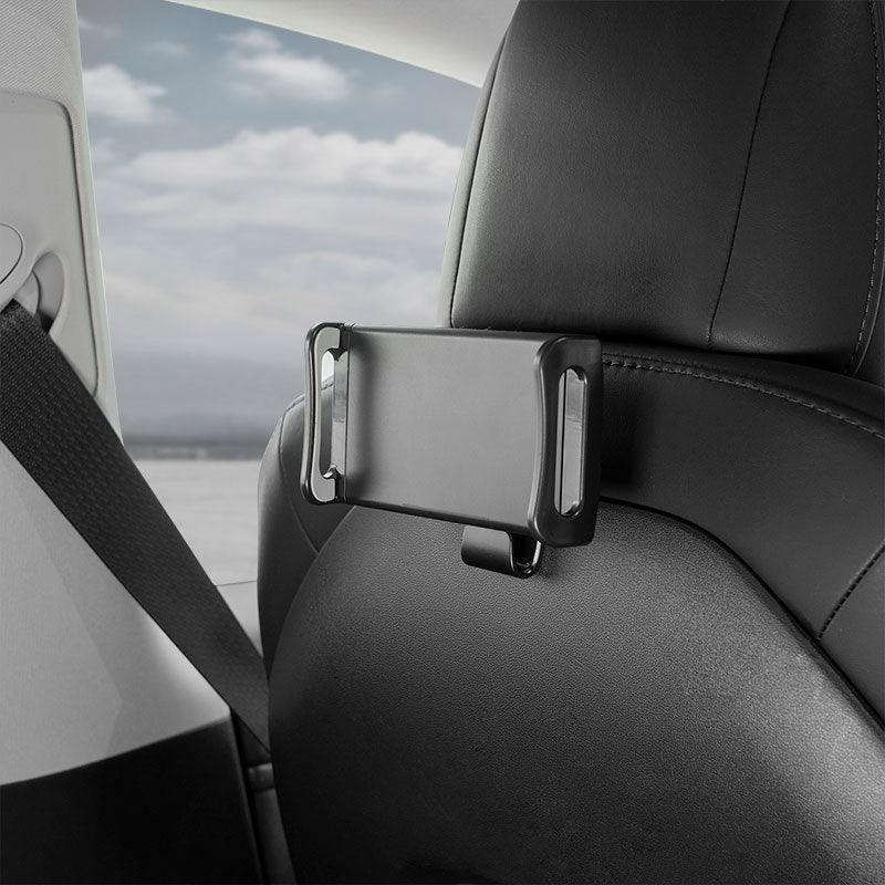 Tesla Model 3/Y Back Seat Pad & Phone Mount (360 Degree Tablet Support) - Evooor